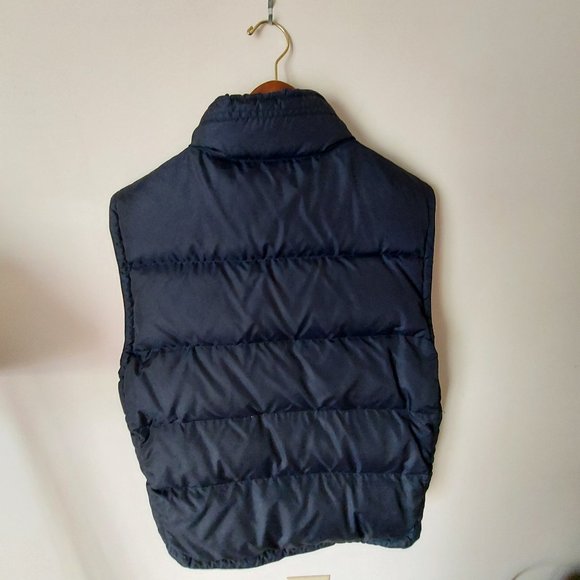 Gap Men's Blue Red Reversible Sleeveless Puffer Vest Full Zip Size M Y2K VTG! - Picture 2 of 11